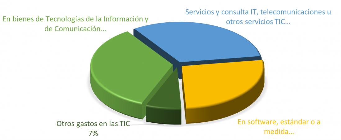 Distribución de la inversión total en Castilla y León 